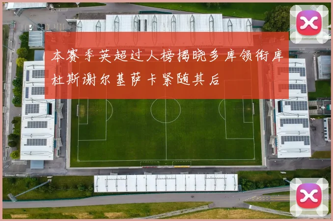 本赛季英超过人榜揭晓多库领衔库杜斯谢尔基萨卡紧随其后